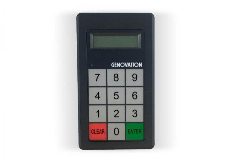Compact calculator-style keypad device